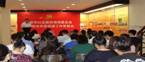 【党建之窗】北京市社会服务领域基金会第二联合党委组建工作筹备会在北京市京潮公益基金会召开