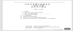 北京市京潮公益基金会2024年度审计报告