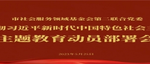 主题教育│北京市京潮公益基金会党支部参加学习贯彻习近平新时代中国特色社会主义思想主题教育动员部署会